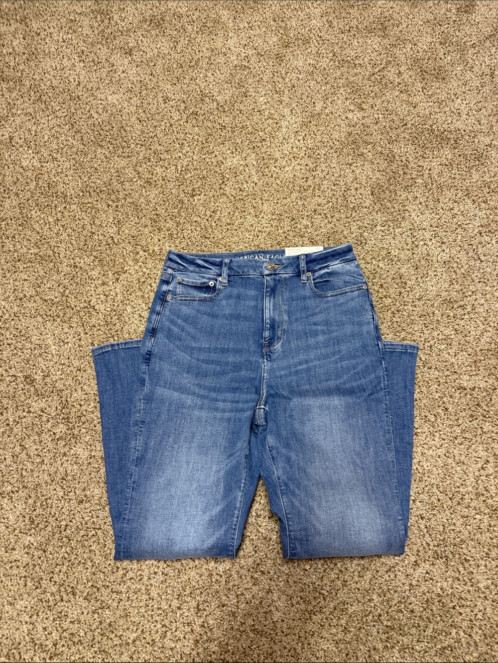 America Eagle Curvy Super Hi Rise Flare Jeans